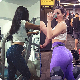 Client transformation before and after